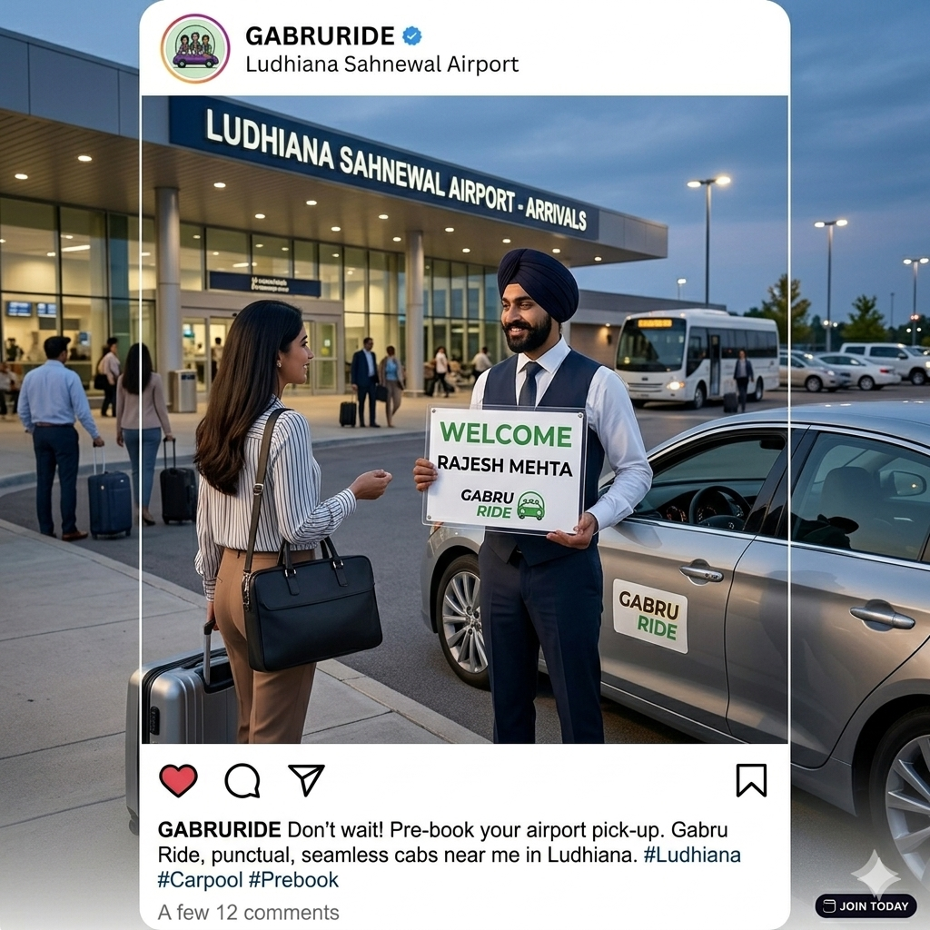 "Gabru Ride professional Ludhiana to Delhi taxi service booking"